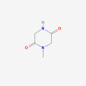 molecular formula C5H8N2O2 B1347394 1-Methylpiperazine-2,5-dione CAS No. 5625-52-5