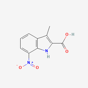 molecular formula C10H8N2O4 B1347405 3-Methyl-7-nitro-1H-indole-2-carboxylic acid CAS No. 115058-18-9