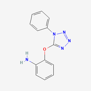 2-[(1-phenyl-1H-tetrazol-5-yl)oxy]aniline