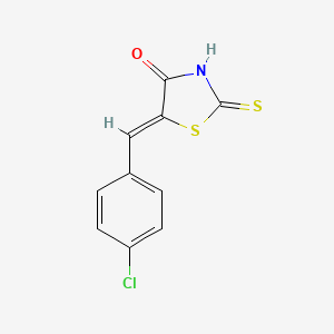 molecular formula C10H6ClNOS2 B1347422 5-(4-Chlorobenzylidene)rhodanine CAS No. 6318-37-2