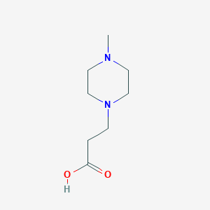 molecular formula C8H16N2O2 B1347424 3-(4-Methylpiperazin-1-yl)propanoic acid CAS No. 55480-45-0