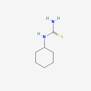 molecular formula C7H14N2S B1347432 Cyclohexylthiourea CAS No. 5055-72-1