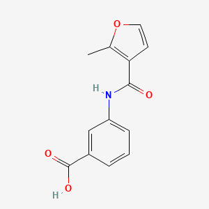 molecular formula C13H11NO4 B1347439 3-[(2-Methyl-3-furoyl)amino]benzoic acid CAS No. 298686-55-2
