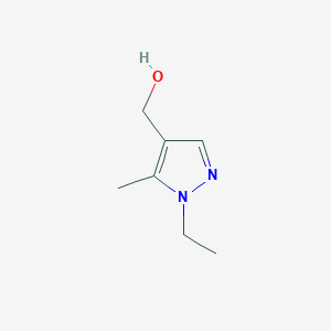 molecular formula C7H12N2O B1347446 (1-乙基-5-甲基-1H-吡唑-4-基)甲醇 CAS No. 494214-31-2