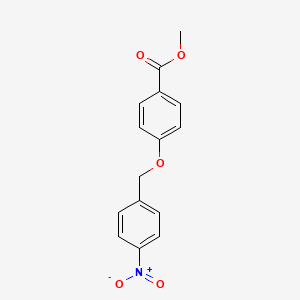 molecular formula C15H13NO5 B1347464 4-[(4-硝基苄基)氧基]苯甲酸甲酯 CAS No. 62290-45-3