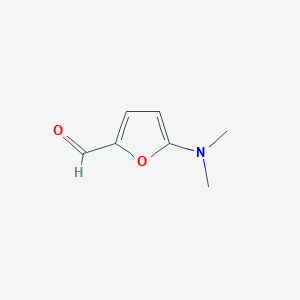 molecular formula C7H9NO2 B1347466 5-(Dimethylamino)furan-2-carbaldehyde CAS No. 3680-93-1