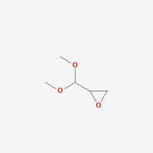 molecular formula C5H10O3 B13474786 2-(Dimethoxymethyl)oxirane CAS No. 59140-28-2