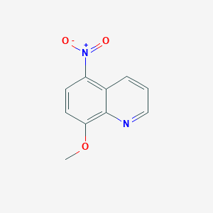 molecular formula C10H8N2O3 B1347483 8-甲氧基-5-硝基喹啉 CAS No. 17012-47-4