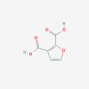 molecular formula C6H4O5 B1347503 Furan-2,3-dicarboxylic Acid CAS No. 4282-24-0