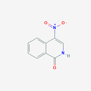 molecular formula C9H6N2O3 B1347510 4-硝基异喹啉-1(2H)-酮 CAS No. 55404-29-0
