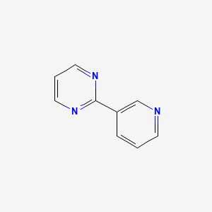 molecular formula C9H7N3 B13475178 2-(Pyridin-3-yl)pyrimidine CAS No. 73082-74-3