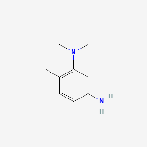 molecular formula C9H14N2 B1347525 n1,n1,6-Trimethylbenzene-1,3-diamine CAS No. 6406-67-3