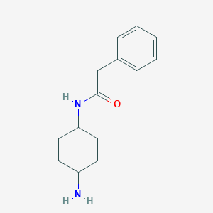 molecular formula C14H20N2O B13475423 N-(4-aminocyclohexyl)-2-phenylacetamide 