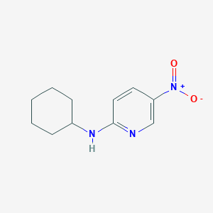 molecular formula C11H15N3O2 B1347555 2-Cyclohexylamino-5-nitropyridine CAS No. 25948-14-5