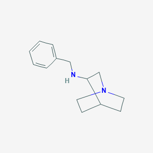 molecular formula C14H20N2 B1347556 3-(Benzylamino)quinuclidine CAS No. 6530-11-6
