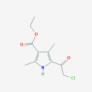 Ethyl 5-(chloroacetyl)-2,4-dimethyl-1h-pyrrole-3-carboxylate