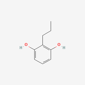 molecular formula C9H12O2 B1347559 2-Propylbenzene-1,3-diol CAS No. 68146-94-1