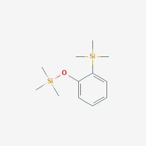 molecular formula C12H22OSi2 B1347563 Trimethyl-(2-trimethylsilylphenoxy)silane CAS No. 18036-83-4