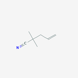 molecular formula C7H11N B1347571 2,2-Dimethylpent-4-enenitrile CAS No. 2978-30-5