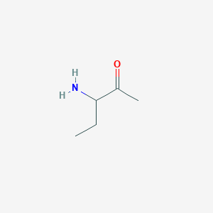 molecular formula C5H11NO B13475745 3-Aminopentan-2-one 