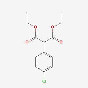 molecular formula C13H15ClO4 B1347583 2-(4-氯苯基)丙二酸二乙酯 CAS No. 19677-37-3