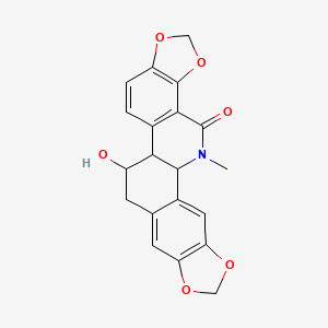 molecular formula C20H17NO6 B1347585 6-Oxochelidonine CAS No. 548-10-7