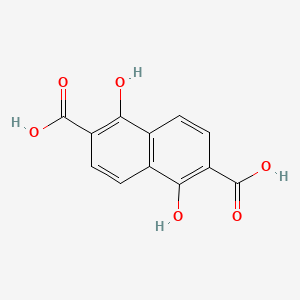 molecular formula C12H8O6 B1347592 1,5-二羟基萘-2,6-二羧酸 CAS No. 25543-68-4