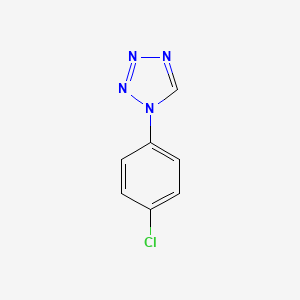 molecular formula C7H5ClN4 B1347598 1-(4-氯苯基)-1H-四唑 CAS No. 25108-32-1