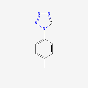 molecular formula C8H8N4 B1347599 1-(4-Methylphenyl)-1h-tetrazole CAS No. 25109-04-0