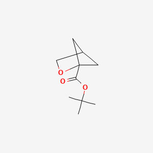 molecular formula C10H16O3 B13475994 Tert-butyl 2-oxabicyclo[2.1.1]hexane-1-carboxylate 