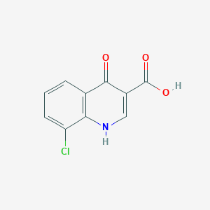 molecular formula C10H6ClNO3 B1347603 8-氯-4-羟基喹啉-3-羧酸 CAS No. 35975-71-4