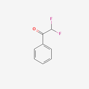 molecular formula C8H6F2O B1347609 2,2-difluoroacetophenone CAS No. 395-01-7