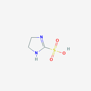 molecular formula C3H6N2O3S B1347617 4,5-dihydro-1H-imidazole-2-sulfonic acid CAS No. 64205-92-1