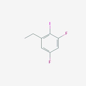 molecular formula C8H7F2I B13476250 1-Ethyl-3,5-difluoro-2-iodobenzene 