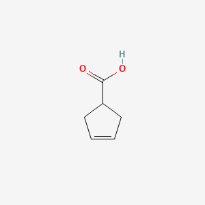 molecular formula C6H8O2 B1347647 3-Cyclopentene-1-carboxylic acid CAS No. 7686-77-3