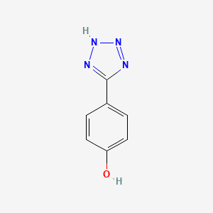 molecular formula C7H6N4O B1347663 4-(1H-Tetrazol-5-YL)phenol CAS No. 51517-88-5