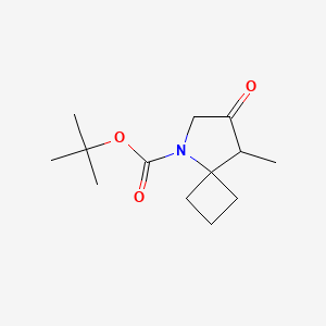 molecular formula C13H21NO3 B13476943 Tert-butyl 8-methyl-7-oxo-5-azaspiro[3.4]octane-5-carboxylate 