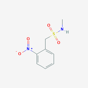 molecular formula C8H10N2O4S B13477122 N-methyl-1-(2-nitrophenyl)methanesulfonamide CAS No. 106840-38-4