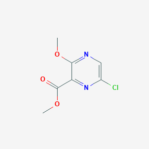 molecular formula C7H7ClN2O3 B13477126 Methyl 6-chloro-3-methoxypyrazine-2-carboxylate 
