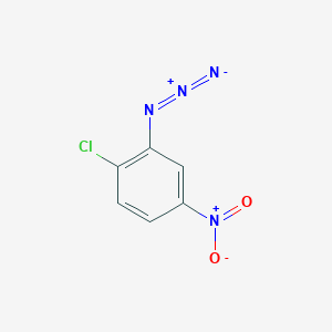 molecular formula C6H3ClN4O2 B13477154 2-Azido-1-chloro-4-nitrobenzene 