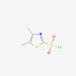 molecular formula C5H6ClNO2S2 B13477460 4,5-Dimethylthiazole-2-sulfonyl chloride 