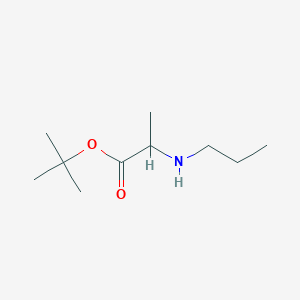 molecular formula C10H21NO2 B13477639 Tert-butyl propylalaninate 