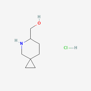 molecular formula C8H16ClNO B13477837 {5-Azaspiro[2.5]octan-6-yl}methanol hydrochloride 