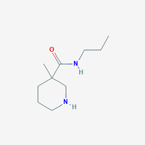 molecular formula C10H20N2O B13478100 3-methyl-N-propylpiperidine-3-carboxamide 