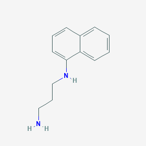 molecular formula C13H16N2 B13478116 N1-(Naphthalen-1-YL)propane-1,3-diamine 