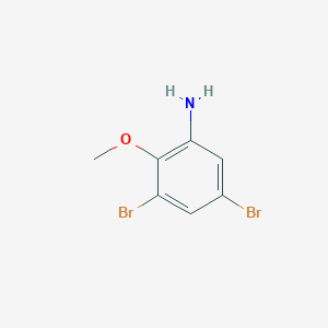 molecular formula C7H7Br2NO B134782 3,5-Dibromo-2-methoxyaniline CAS No. 79893-40-6