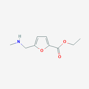 molecular formula C9H13NO3 B13478350 Ethyl 5-[(methylamino)methyl]furan-2-carboxylate 