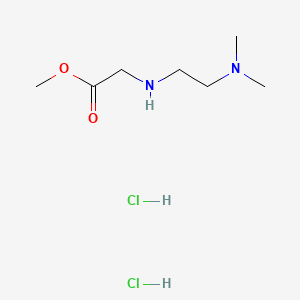 molecular formula C7H18Cl2N2O2 B13478978 Methyl 2-{[2-(dimethylamino)ethyl]amino}acetate dihydrochloride 