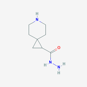 molecular formula C8H15N3O B13479876 6-Azaspiro[2.5]octane-1-carbohydrazide 