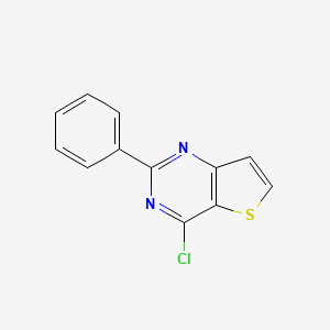 molecular formula C12H7ClN2S B1347994 4-氯-2-苯基噻吩并[3,2-d]嘧啶 CAS No. 214417-22-8